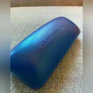 Lacoste Navy Sunglass Case